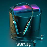 Écouteurs sans fil Bluetooth mignons à réduction de bruit avec affichage numérique de la batterie, pour le gaming, tour de cou, compatibles Samsung Smart TV