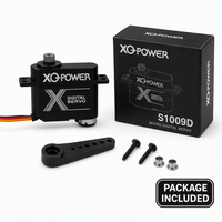 Nouveauté 2026 XQ-POWER S1009D Servo numérique micro sans noyau 9g 3KG 0.07s Étanche Boîtier tout métal Avion RC 7.4V