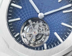 Sang Trọng Siêu Chất Lượng Không Thấm Nước Đồng Hồ Cơ Khí 41Mm Bbs Nhà Máy 2950 Tourbillon Tự Động Phong Trào 26530 Audemars Đồng Hồ Màu Xanh - Product Image 3