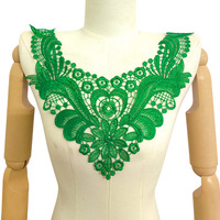 Accessoire de vêtement DIY : Col détachable, Corsage, Bordure de col, Col en dentelle soluble dans l'eau, Bordure en polyester, Faux col ajouré