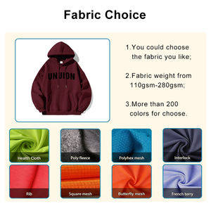 <b>Men's</b> Winter <b>Hoodies</b> Custom Logo Print 100% Polyester Blank Casual Luxury Windproof Eco-Friendly Tracksuit Unisex <b>Fleece</b> - Product Image 4