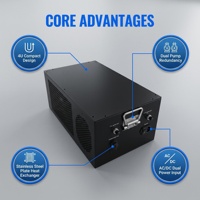 Système de refroidissement de centre de données haute efficacité W-TEL à haute densité 30kW-150kW Air/Liquide CDU AI GPU Server Cluster Engine Rack Mount