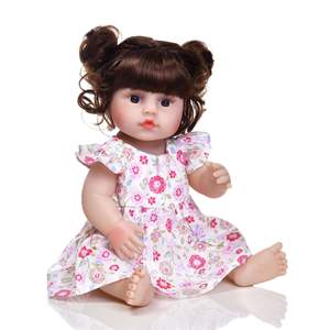 Venta al por mayor 45CM/18 pulgadas realista suave Reborn Baby Dolls niñas realista Reborn Baby Dolls para niñas - Product Image 5