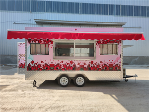 Camiones de Comida Móviles con Diseño de Flores en Venta, Camión de Comida para Refrigerios, Camión de Comida Pequeño para <span class=keywords><strong>Miami</strong></span> - Product Image 2
