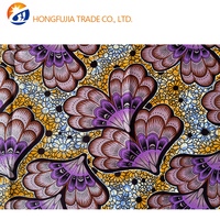 Kain Tenun Batik Asli Afrika Berkualitas Tinggi 100% Katun dengan Serbuk Emas, Kain Polos Berlapis, Kain Loin Asli