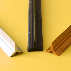 Thiết bị trường học kim loại Cai Trị nhôm quy mô tam giác Cai Trị 15cm 30cm Mitsubishi Cai Trị - Product Image 3