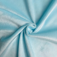 Vente en gros de tissu Minky au mètre, tissu confortable à câliner pour peluches tissu Minky en peluche pour jouet, oreiller, chauffe-mains, poupée