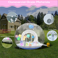 10FT/3m Commercial gonflable bulle maison fête gonflable dôme tente enfant en bas âge bulle maison gonflable ballon tente rebond château