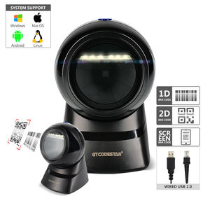 ハンズフリー全方向性CMOSバーコードリーダーデスクトップオートセンスバーコードスキャナーGT-9120 - Product Image 1