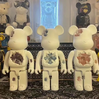 Blocs de construction de haute qualité ours moderne Pop Art Sculpture résine artisanat cristal ours briques 1000%
