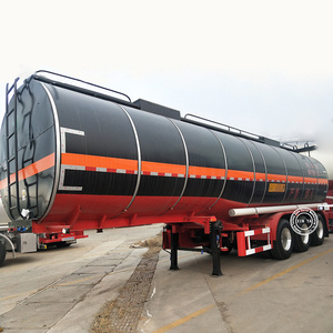 Camion-citerne à bitume chauffé au diesel de 36 m3 avec châssis de remorque à trois essieux - Product Image 3