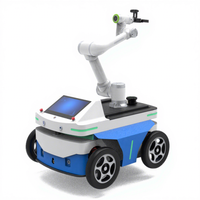 Robot mobile collaboratif autonome d'extérieur avec SLAM laser 4x4 pour l'inspection agricole, la patrouille et la logistique
