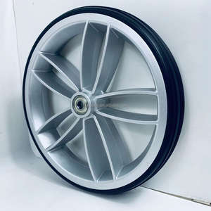 Rueda médica de espuma Pu de 8 pulgadas para silla de ruedas - Product Image 6