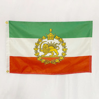 Drapeau national haïtien personnalisé en polyester durable à séchage rapide, imprimé numériquement, fait main, 3x5 pieds (90x150 cm) – Vente en gros