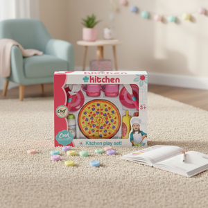 Jouets <span class=keywords><strong>de</strong></span> <span class=keywords><strong>cuisine</strong></span> <span class=keywords><strong>Pizza</strong></span> Playing House Ensemble d'ustensiles en plastique pour enfants - Product Image 4