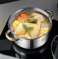 Ensemble de casseroles et poêles en acier inoxydable 12 pièces, compatible avec les plaques de cuisson à induction, électriques et à gaz, antiadhésif