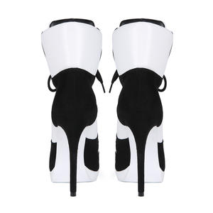 Vente en gros transfrontalière de bottes décontractées d'hiver sexy pour femmes à lacets talon super haut augmentant la hauteur grande <span class=keywords><strong>taille</strong></span> 44 - Product Image 3