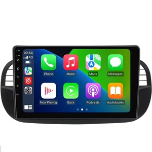 หน้าปัดควบคุมกลางสำหรับรถยนต์ Fiat 500 (2010-2015) ที่รองรับ CarPlay พร้อมกล้องมองหลังความละเอียดสูงและระบบนำทาง GPS ในรถยนต์ - Product Image 3