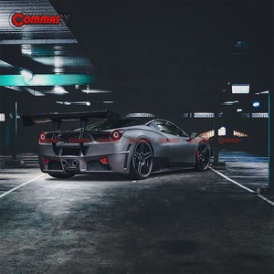 Excellent Quality Upgrade to SVR Style Carbon Fiber Auto Parts Car High Racing <b>Wing</b> Rear Spoiler For Ferrari 458 - Product Image 1