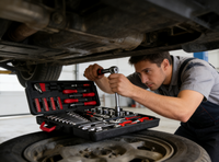 Kit d'outils de réparation automobile de 110 pièces, jeu de clés à douilles avec boîte de rangement, vente chaude pour l'entretien domestique et automobile