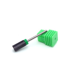 HYTOOS баррель набор керамических фрез для полировки ногтей биты 3/32 "Вращающийся керамический заусенцев фреза Фрезер для ногтей, аксессуары для ногтей Маникюр Педикюр Инструменты - Product Image 6