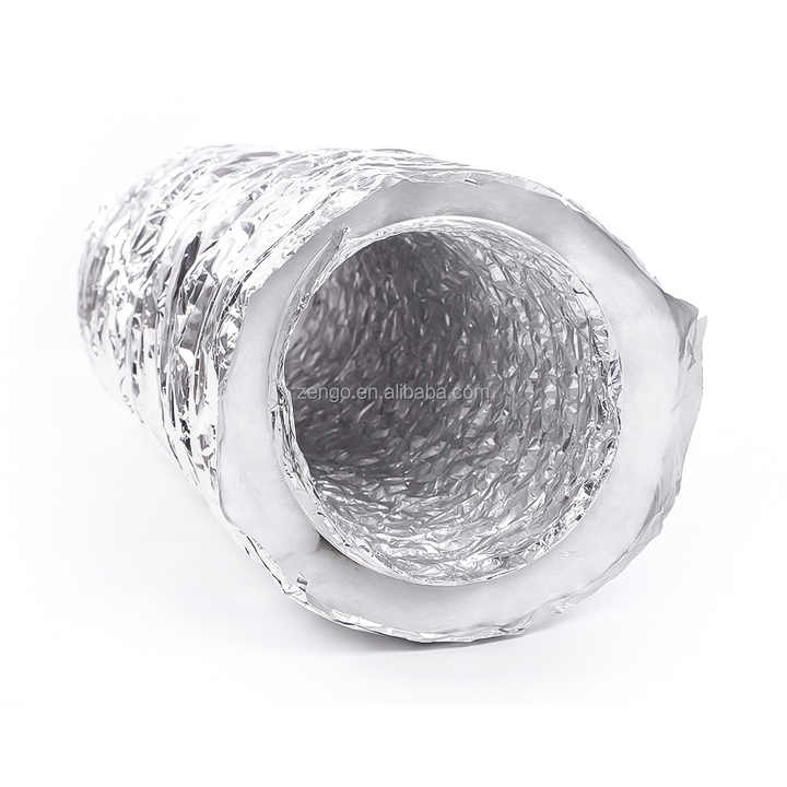 Aluminum Foil Polyester Insulated Flexible Duct for Air Conditioner ...