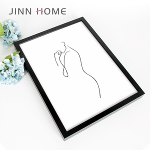맞춤형 선물 크리에이티브 우드 포토 플로팅 액자 A3 스틱 피규어 아트 홈 액세서리 - Product Image 4