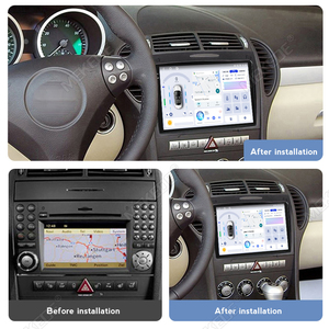 Lecteur multimédia automobile MEKEDE pour Benz <span class=keywords><strong>SLK</strong></span> R171 2004-2011 avec DSP intégré, son HIFI, ADAS, DVR, caméra embarquée, commande au volant - Product Image 5