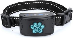 <span class=keywords><strong>Collier</strong></span> anti-aboiement rechargeable sans choc <span class=keywords><strong>pour</strong></span> l'entraînement des chiens, avec réglage de la sensibilité et de l'intensité, signal sonore et vibration, <span class=keywords><strong>pour</strong></span> chiens de petite, moyenne et grande taille - Product Image 2