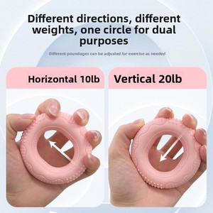 Anillo de Agarre de Doble Intensidad con Patrón de Loto Profesional para Fortalecer la Mano, Rehabilitación del Brazo, Entrenamiento y Masaje - Product Image 4