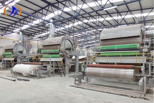 <span class=keywords><strong>Ligne</strong></span> de production de papier toilette clé en main 20TPD avec machine de recyclage de papier usagé, PLC, pompe, roulement, moteur et engrenage - Product Image 2