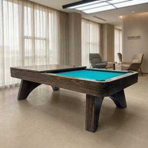 Mesa <span class=keywords><strong>de</strong></span> <span class=keywords><strong>Billar</strong></span> Personalizable Moderna para Interiores/Exteriores, con Base <span class=keywords><strong>de</strong></span> Pizarra, para Comedor, <span class=keywords><strong>de</strong></span> Madera Sólida Premium, para Hogares Modernos - Product Image 3
