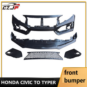 กันชนหน้าและหลัง CZ พร้อมกระจังหน้ารุ่นที่สิบสำหรับ Civic ปี 2016 2017 2018 2019 <span class=keywords><strong>2020</strong></span> <span class=keywords><strong>Typer</strong></span> - Product Image 4