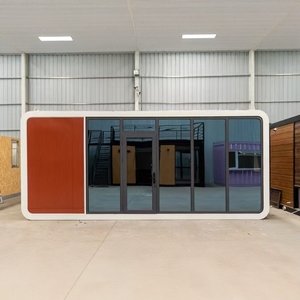 Solution de villégiature écologique : Pod spatial en acier autoportant, alimenté à l'énergie solaire et résistant au feu, suite d'hôtes modulaire étanche, cabane hors réseau - Product Image 2