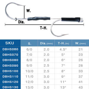 Juego de anzuelos para pesca marina, conjunto de anzuelos, juego grande - Product Image 6