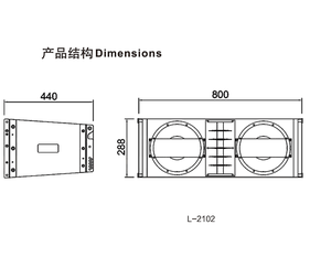 ลำโพงไลน์อาร์เรย์คู่ขนาด 10 นิ้ว ระบบเสียงระดับมืออาชีพ กล่องไม้ สำหรับโรงแรม ขายดี - Product Image 4