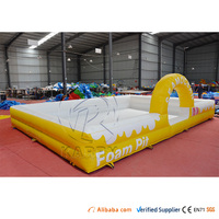 Structure gonflable de saut et fosse à mousse de haute qualité, en PVC de qualité commerciale, pour intérieur et extérieur, avec piscine à mousse gonflable