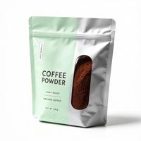 Sachet Doypack alimentaire refermable avec couches laminées BOPP/VMPET/PE pour le stockage de poudre de café – Emballage souple