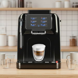 Hot-Selling Commercial Household Automatic Touch Screen Built-In Milk Brew System Plastic <b>Coffee</b> Machine Automatic <b>Coffee</b> <b>Maker</b> - Product Image 5