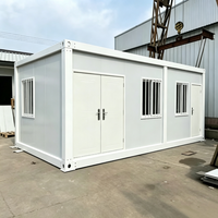 Maison conteneur préfabriquée durable de 20 pieds et 40 pieds, bâtiment de stockage portable à grain de bois, maison conteneur détachable