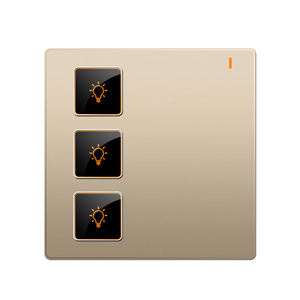 Interruptor de Luz Inteligente de Pared con Botón de Vidrio, Diseño 2026, Tuya <span class=keywords><strong>Wifi</strong></span> Zigbee, Premium, 3 Canales, Control <span class=keywords><strong>por</strong></span> Voz con Alexa y Google Home - Product Image 2