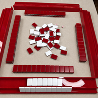 Jeu de Mahjong Américain Thème Cola Vintage en Acrylique avec Pions Design Bouchon de Bouteille Ours Polaire – Cadeau Idéal pour Soirée Jeu