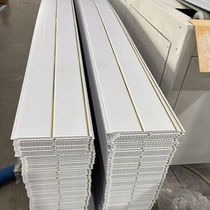 Panel de Techo de <span class=keywords><strong>PVC</strong></span> Blanco Satinado de 25 cm de Ancho, de Alta Calidad, Ignífugo, <span class=keywords><strong>para</strong></span> Decoración de Interiores - Product Image 3