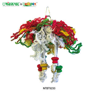 Orienpet & Oasispet Huisdier Speelgoed Bochtige Regenboog Stapel Hout Papegaai Speelgoed Kleurrijk Vogel Speelgoed Ntbt9266 Vogel Producten - Product Image 4