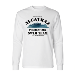 Camiseta de manga larga Property Of Alcatraz Retro Swim Team San Francisco Ca - Product Image 2