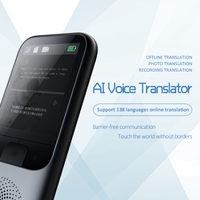 Traducteur vocal intelligent T11 haute précision, WIFI, AI, appareil de traduction linguistique portable en temps réel