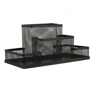 Top Quality Office Supplies 4 Compartments Mesh <b>Pen</b> Holder Desk Organizers Pencil Holder - Product Image 4