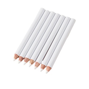 Crayons de tailleur professionnels 3.5in <span class=keywords><strong>crayon</strong></span> effaçable à l'eau blanche en bois avec <span class=keywords><strong>craie</strong></span> de tailleur <span class=keywords><strong>pour</strong></span> vêtement - Product Image 1