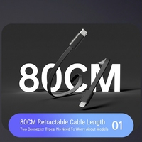 Panel de Enchufes Multifuncional de 13A con Cable Retráctil USB de 20W de Carga Rápida, Interruptor de Enchufe de Pared Universal de Bronce Fosforoso