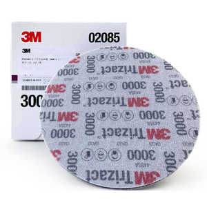 แผ่น<span class=keywords><strong>กระดาษทราย</strong></span>กรวด3000ขนาด<span class=keywords><strong>6</strong></span><span class=keywords><strong>นิ้ว</strong></span>02085สำหรับขัดสีรถยนต์ฟองน้ำขัดแบบเปียกแห้ง - Product Image 1